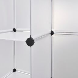 Berkfield Home Modular Cabinet 18 Compartments White 37x146x180.5 cm - thumbnail 6