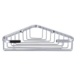 Showerdrape Clasico Wall Mounted Stainless Steel Chrome Large Basket in Silver - thumbnail 3