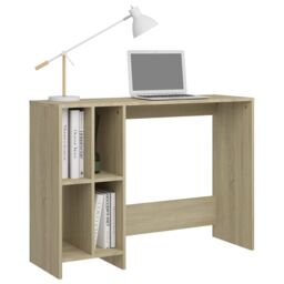 Berkfield Home Notebook Desk Sonoma Oak 102.5x35x75 cm Engineered Wood in Brown - thumbnail 5