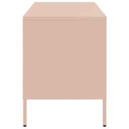 Berkfield Home TV Cabinets 2 pcs Pink 68x39x50.5 cm Steel - thumbnail 8