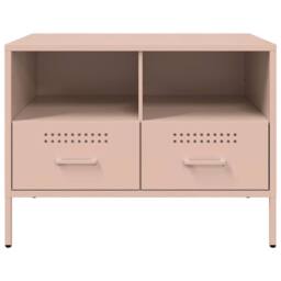 Berkfield Home TV Cabinets 2 pcs Pink 68x39x50.5 cm Steel - thumbnail 7