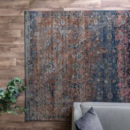 The Rug Shop UK Multi Traditional Persian Easy to clean Machine Made Floral Area Rug - Size: 195 cm x 290 cm - thumbnail 1