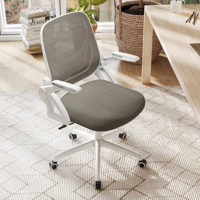 Kelvenix Mesh Office Chair Ergonomic Computer Desk Chair in Grey - Size: 0.6m2 - image 1