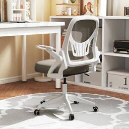 Kelvenix Mesh Office Chair Ergonomic Computer Desk Chair in Grey - Size: 0.6m2 - thumbnail 5