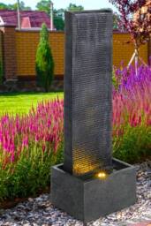 Living and Home Wall Standing Stone Fountain Water Feature Fountain in Natural - thumbnail 1
