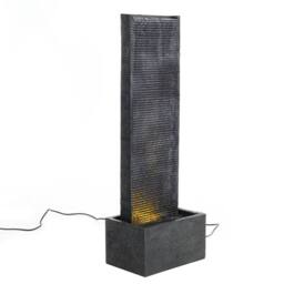 Living and Home Wall Standing Stone Fountain Water Feature Fountain in Natural - thumbnail 7