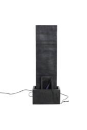 Living and Home Wall Standing Stone Fountain Water Feature Fountain in Natural - thumbnail 4