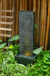 Living and Home Wall Standing Stone Fountain Water Feature Fountain in Natural - thumbnail 2