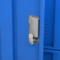 Berkfield Home Locker Cabinets 2 pcs Light Grey & Blue 90x45x92.5 cm Steel - thumbnail 8