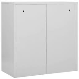 Berkfield Home Locker Cabinets 2 pcs Light Grey & Blue 90x45x92.5 cm Steel - thumbnail 5