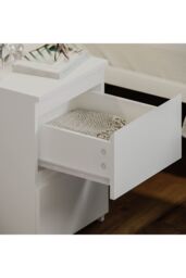 Home Discount Vida Designs Denver 2 Drawer Bedside Chest 400 x 295 x 295 mm in White - thumbnail 6