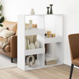 Berkfield Home Room Divider White 100x33x115 cm Engineered Wood - Size: 100 x 33 x 115 cm