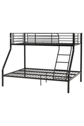 Seconique Tandi Triple Sleeper Bunk Bed (Single top bunk / Double bottom bunk) in Black - thumbnail 2