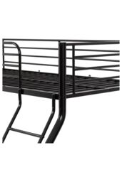 Seconique Tandi Triple Sleeper Bunk Bed (Single top bunk / Double bottom bunk) in Black - thumbnail 4