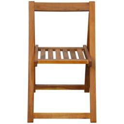 Berkfield Home Durable Folding Garden Chairs 2 pcs Solid Acacia Wood in Brown