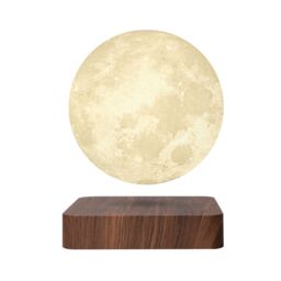 Menkind RED5 3D Floating Moon Lamp With Magical Magnetic Suspension To Brighten Your Space in White - Size: 10 inches - thumbnail 2