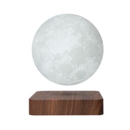 Menkind RED5 3D Floating Moon Lamp With Magical Magnetic Suspension To Brighten Your Space in White - Size: 10 inches - thumbnail 3