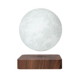 Menkind RED5 3D Floating Moon Lamp With Magical Magnetic Suspension To Brighten Your Space in White - Size: 10 inches - thumbnail 4