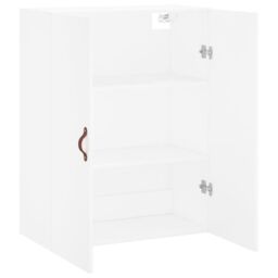 Berkfield Home Wall Mounted Cabinet White 69.5x34x90 cm - thumbnail 6