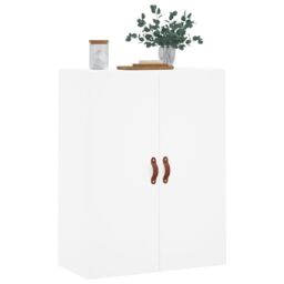 Berkfield Home Wall Mounted Cabinet White 69.5x34x90 cm - thumbnail 4