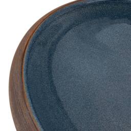 Berkfield Home Durable Countertop Basin Brown & Blue Oval 59x40x15 cm Ceramic - Size: 59 x 40 x 15 cm - thumbnail 7