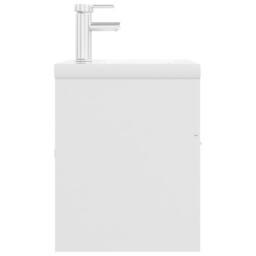 Berkfield Home Sink Cabinet with Built-in Basin White Engineered Wood - thumbnail 4