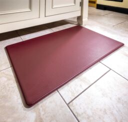 mysmartbuy Anti-fatigue Mat - Non Slip Padded PVC Mat Reduces Back Hip Leg & Foot Pressure While Standing - 77 x 45 x 1.2cm in Red - Size: Small - thumbnail 2