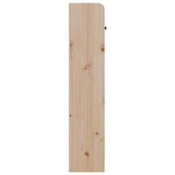 Berkfield Home Headboard with Storage 180 cm Solid Wood Pine in Brown - thumbnail 5
