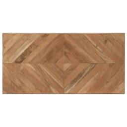 Berkfield Home Durable Dining Table 120x60x76 cm Solid Acacia & Mango Wood in Brown - Size: 120 x 60 x 76 cm - thumbnail 4
