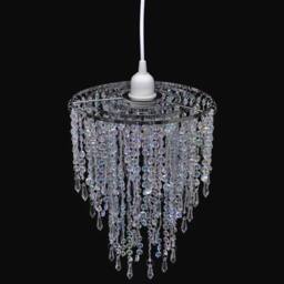 Berkfield Home Pendant Chandelier 22.5 x 30.5 cm in Clear - thumbnail 5