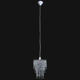 Berkfield Home Pendant Chandelier 22.5 x 30.5 cm in Clear - thumbnail 4