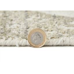 The Rug Shop UK Cream Modern Abstract Viscose Luxurious Easy To Clean Ivory Area Rug - Size: 170 cm x 240 cm - thumbnail 4