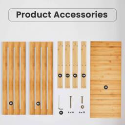 MANTRARAJ Bamboo Shoe Bench 3-Tier Shoe Rack Stand Seater Shoes Organizer Storage Shelf in Light Brown - thumbnail 5