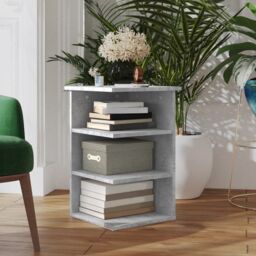 Berkfield Home Side Cabinet Concrete Grey 35x35x55 cm Engineered Wood - Size: 35 x 35 x 55 cm