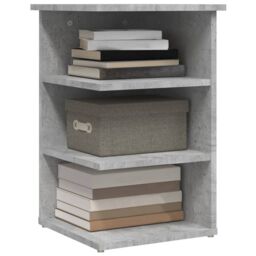 Berkfield Home Side Cabinet Concrete Grey 35x35x55 cm Engineered Wood - Size: 35 x 35 x 55 cm - thumbnail 4
