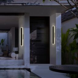Harper Living 17 Watts LED Wall Light, IP54 Weatherproof, Sand Black Finish, Indoor/Outdoor 62.5cm Height, 3000K - thumbnail 4