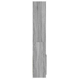 Berkfield Home Highboard¬†Grey Sonoma 92x33x180 cm Engineered Wood in Grey - Size: 92 x 33 x 180 cm - thumbnail 6