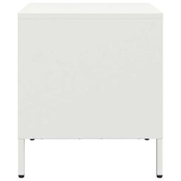 Berkfield Home Bedside Cabinets¬†2 pcs White 35x39x43.5 cm Steel - thumbnail 7