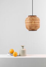 Netlighting Tupai Black Rattan Dome Pendant Lamp 2700K - thumbnail 2