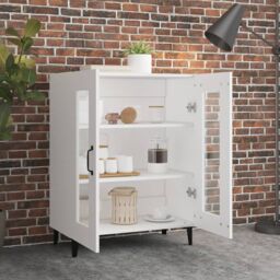 Berkfield Home Sideboard White 69.5x34x90 cm Engineered Wood - thumbnail 3