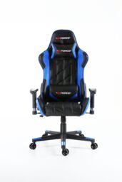 GTForce Pro GT Reclining Sports Racing Office Desk Faux Leather Gaming Chair in Blue - thumbnail 2