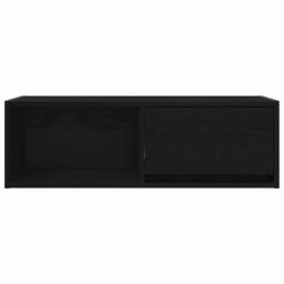 Berkfield Home TV Cabinets 2 pcs Black Oak 80x31x25.5 cm Engineered Wood - thumbnail 7