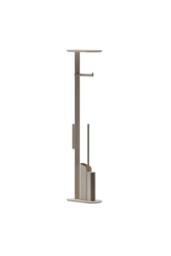 Cosmic Silicone Toilet Brush with Toilet Roll Holder Beige, FLAT Collection in Light Sand - thumbnail 1