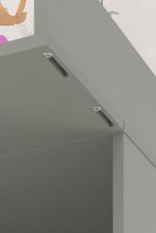 Shefa Line Shefa 800 Kids Changing Top In Grey Fits Most Ikea Dressers (Top Only) (1 Box) - thumbnail 4