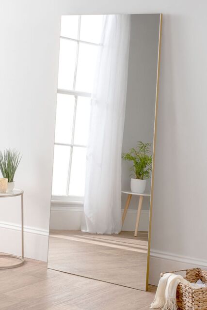 Yearn Mirrors Simple Full length Frameless mirror Gold 170x80cm - Size: 170x80 cm - image 1