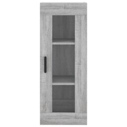 Berkfield Home Highboard Grey Sonoma 34.5x34x180 cm Engineered Wood - thumbnail 6