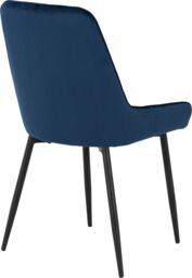 Seconique Quebec Straight Edge Dining Set with Avery Chairs in Blue - thumbnail 9
