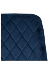 Seconique Quebec Straight Edge Dining Set with Avery Chairs in Blue - thumbnail 5