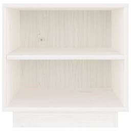 Berkfield Home Bedside Cabinet White 40x34x40 cm Solid Wood Pine - Size: 40 x 34 x 40 cm - thumbnail 5