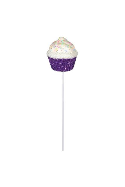 KDMD Purple Frosted Cupcake Pick 60cm - image 1